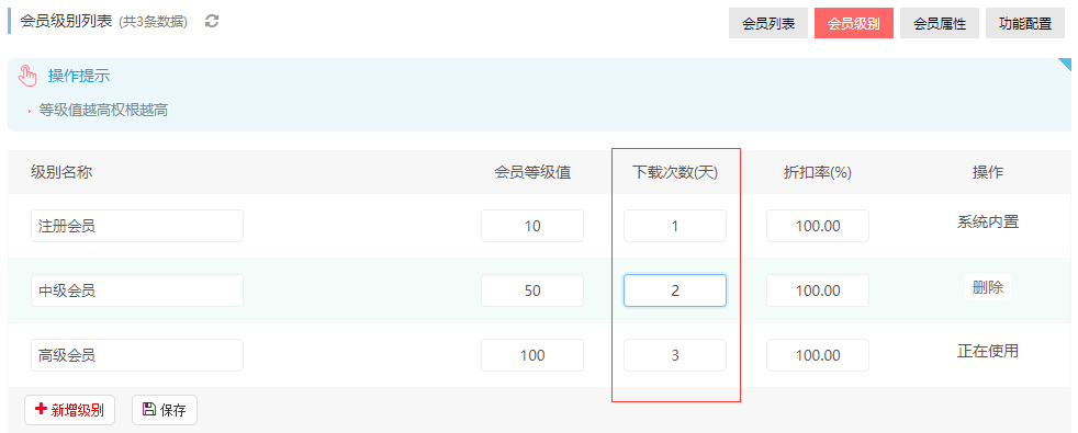 会员下载次数限制(图1)