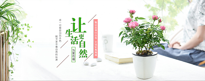 响应式绿植种植花卉类网站PSD素材包(图1)